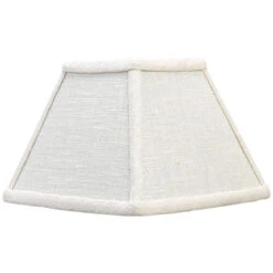 3 X 6 X 4-Inch Square Linen Candle Clip Shade By Chapman And Myers