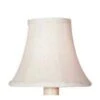 Cabinet Maker Natural 2.5 X 5 X 4.5-Inch Silk Bell Candle Clip Shade By Chapman And Myers -Furniture Shop 825CHS109S