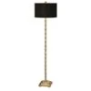 Braxton Metal Bamboo Floor Lamp With Black Shade -Furniture Shop 8MILLANDMASON647946230889