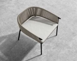 Afton Outdoor Lounge Chair 23 Afton Outdoor Lounge Chair -Furniture Shop Afton Lounge Chair Outdoor BlackFrame TaupeCord 5
