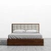 Charlotte Storage Bed -Furniture Shop Charlotte Storage Bed Queen Almond Buff 1 0