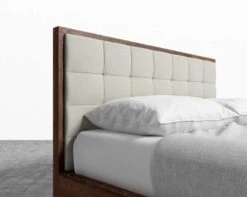 Charlotte Storage Bed -Furniture Shop Charlotte Storage Bed Queen Almond Buff 5 0