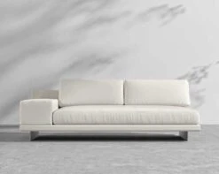 Dresden Outdoor Armless Sofa With Armrest