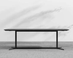 Elaine Dining Table -Furniture Shop Elaine Dining Table Outdoor Black Ceramic Black Metal 95 1