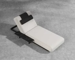 Florian Outdoor Lounger 17 Florian Outdoor Lounger -Furniture Shop Florian Outdoor Daybed BlackFrame PalisadesCover ArcadiaPillow BlackMarble 6