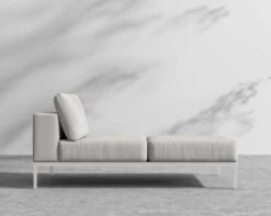 Francis Outdoor Right Chaise -Furniture Shop Francis Chaise RHF White Palisades 3 0