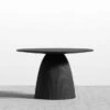 Gallus Dining Table -Furniture Shop Gallus Dining Table 48 Black Concrete 1