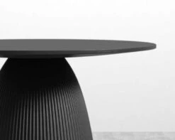 Gallus Dining Table -Furniture Shop Gallus Dining Table 48 Black Concrete 3