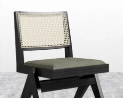 Javert Side Chair -Furniture Shop Javert Side Chair Ebony Leuven Linen Esme 4