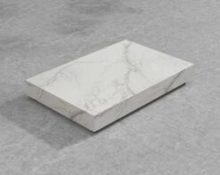 Liza Coffee Table 19 Liza Coffee Table -Furniture Shop Liza Coffee Table Outdoor White Ceramic 60x40 5