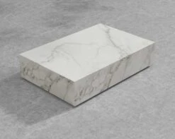 Liza Coffee Table Grande -Furniture Shop Liza Coffee Table Outdoor White Ceramic 60x40 Grand 5 0