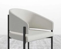 Solana Dining Chair 16 Solana Dining Chair -Furniture Shop Solana Dining Chair Black Modern Felt Alesund 4
