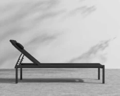 Spencer Outdoor Lounger -Furniture Shop Spencer Lounger Black 3 0