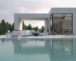 Tano Outdoor Curved S-Shape Modular Sectional -Furniture Shop Tano Outdoor Modular Scene G