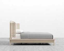 Wishbone Bed -Furniture Shop Wishbone Bed Queen Washed Natural Oak 3